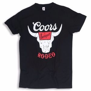 Coors Rodeo T-Shirt Black Unisex Brand New